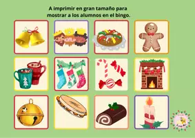 Vista previa - Juegos / Gamificación - BINGO NAVIDEÑO EDUCACIÓN INFANTIL - página 1