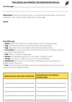 Vorschau - Fördermaterial/Inklusion - Die alkoholische Gärung differenziert+ Infokarte + Lösungen - Deckblatt