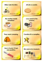 Vorschau - Stationenlernen - Stop and Swap Cards Irregular Verbs Present Perfect - Seite 1