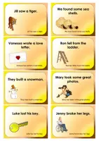Vorschau - Stationenlernen - Stop and Swap Cards Irregular Verbs Present Perfect - Seite 3