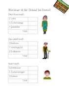 Vorschau - Arbeitsblätter - Geld: Süsswaren EINKAUFEN 2. Klasse - Seite 2