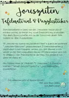 Vorschau - Präsentationen/Tafelbilder - Joreszäiten Tafelmaterial & Puzzlestécker - Seite 1