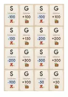Vorschau - Mal- und Bastelvorlagen - Kontospiel Schuldenspiel Einführung rationale/ganze Zahlen - Seite 3