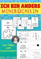 Vorschau - Mal- und Bastelvorlagen - Lied "Ich bin anders" - Materialpaket - Seite 1