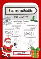 Vorschau - Arbeitsblätter - Weihnachtliche Rechenmalblätter (ZR20 & ZR100) - Deckblatt