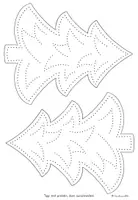 Vorschau - Mal- und Bastelvorlagen - Winter-Fensterbilder "Schneemänner" zum Prickeln Fensterschmuck - Seite 3