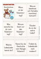 Vista previa - Unidades / Secuencias / Situaciones de Aprendizaje - tarjetas de conversación alemán: Valentinstag - página 1