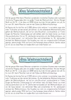 Vorschau - Arbeitsblätter - Weihnachten - Werkstatt für die Klassen 3, 4 und 5 (Leseheft / Sachtext mit versch. Aufgaben und Kreativem) - Seite 2