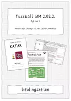 Vorschau - Unterrichtsreihen - Fussball WM 2022 Arbeitsheft inkl. Lehrerkommentar Zyklus 2 - Deckblatt