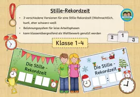 Vorschau - Poster - Stille-Rekordzeit (Klasse 1-4) #schulstartbyextraklasse - Seite 1