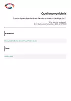 Vorschau - Arbeitsblätter - Zusatzaufgaben Apartheid and the road to freedom Headlight 6 p11 - Seite 1
