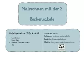 Vorschau - Spiele - Malreihen Paket | Rechenraketen - Seite 1
