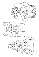 Vorschau - Mal- und Bastelvorlagen - Fingerpuppen basteln im Advent - Seite 3