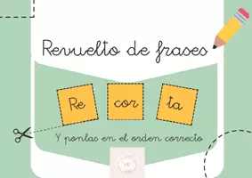 Vista previa - Unidades / Secuencias / Situaciones de Aprendizaje - Revuelto de frases - Recorta, ordena y pega - Portada