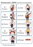 Vorschau - Fördermaterial/Inklusion - Musikinstrumente Domino Deutsch Musik - Seite 2
