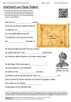 Vorschau - Arbeitsblätter - Arbeitsblatt "Arabien" + Onlineübung & MP3 + - Deckblatt