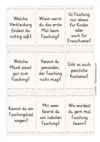 Aperçu - Jeux - allemand: cartes de conversation Fasching / Karneval deutsch - Page 3