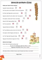 Vorschau - Arbeitsblätter - Märchen - Rapunzel Arbeitsblätter / Aufgabenblätter Leseverständnis - Seite 3