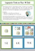 Vorschau - Spiele - Zwillingsspiel/ Finde ein Paar - Geld - Deckblatt