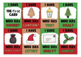 Vorschau - Stationenlernen - Christmas I HAVE... WHO HAS? - Seite 3
