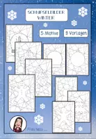 Vorschau - Mal- und Bastelvorlagen - Schnipselbilder Winter Mosaikbilder Weihnachten Kunst - Deckblatt