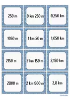 Vorschau - Spiele - Längen Größen Längeneinheiten Spiel Längen-Trio: Kilometer und Meter - Seite 3