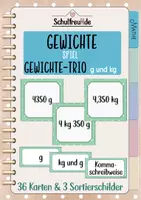 Vorschau - Spiele - Größen: Spiel Gewichte-Trio: Gramm und Kilogramm - Seite 1