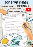 Vorschau - Arbeitsblätter - MEGA Sparpaket "Eiweiß/Proteine"-Gesunde Ernährung für SEK 1 - Seite 1