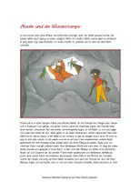 Vorschau - Arbeitsblätter - Märchenstunde: Aladin und die Wunderlampe - Seite 1