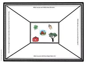 Vorschau - Arbeitsblätter - Creative Writing Squares ab Klasse 7 mit Bildimpulsen - Seite 2