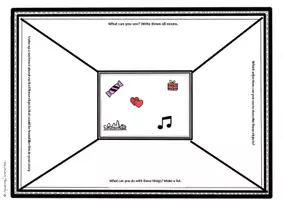 Vorschau - Arbeitsblätter - Creative Writing Squares ab Klasse 7 mit Bildimpulsen - Seite 3