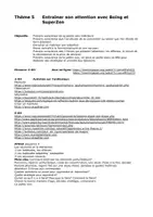 Aperçu - Préparation de séquence / Séquence complète - Les Supermetas & Pertubos Thème 5 : S'entraîner à l'attention - Page de couverture