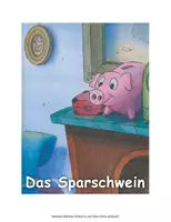 Vorschau - Arbeitsblätter - Märchenstunde: DAS SPARSCHWEIN - Deckblatt