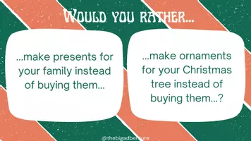 Vista previa - Presentaciones - Would you rather + true or fake CHRISTMAS EDITION - página 3