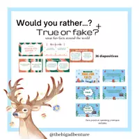 Vista previa - Presentaciones - Would you rather + true or fake CHRISTMAS EDITION - Portada
