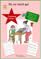 Vorschau - Arbeitsblätter - oh es riecht gut- Percussion und Playalong - Deckblatt