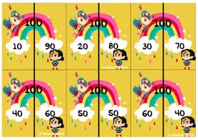 Aperçu - Cartes d'exercices - Atelier maths <100 - Atelier 10 : Compléments à 100 - Page de couverture