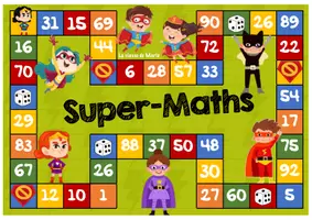 Aperçu - Cartes d'exercices - Atelier maths <100 - Atelier 11 : Jeu de plateau - Page de couverture