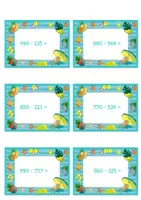 Aperçu - Apprentissages en autonomie - Math SCN cartes de calcul écrit - avec 1 zéro P3 - Page 2