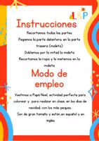 Vista previa - Juegos / Gamificación - Vestimos a Papá Noel - página 1