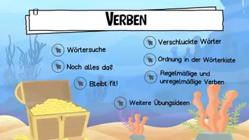 Vorschau - Arbeitsblätter - Verben - Interaktives PDF mit Übungsmaterial - Lernwörter - Rechtschreibtraining - Seite 2