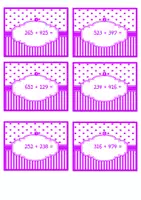 Aperçu - Apprentissages en autonomie - Math : SCN cartes sur le CE + avec 1 report P3 - Page 1