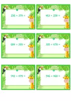 Aperçu - Jeux - Math SCN cartes sur le CE + avec 2 reports P4 - Page 1