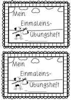 Vorschau - Arbeitsblätter - Übungsheft zum kleinen Einmaleins - Seite 1