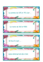 Aperçu - Apprentissages en autonomie - Kit pédagogique sur le vocabulaire mathématique P3 - Page 3
