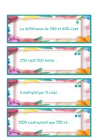 Aperçu - Apprentissages en autonomie - Math SCN CAT Vocabulaire mathématique P3 - Page 3