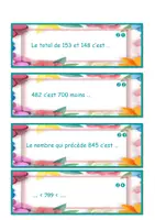 Aperçu - Apprentissages en autonomie - Kit pédagogique sur le vocabulaire mathématique P3 - Page de couverture
