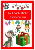 Vorschau - Arbeitsblätter - Weihnachtliche Kombinatorik - Deckblatt