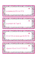 Aperçu - Jeux - Math SCN CAT sur le vocabulaire mathématique (2) P3 - Page 2