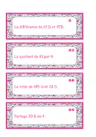 Aperçu - Jeux - Math SCN CAT sur le vocabulaire mathématique (2) P3 - Page 3
